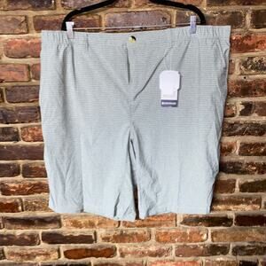 NWT Little Donkey Andy Gray Striped Quick Dry Shorts Men's Size XXXL